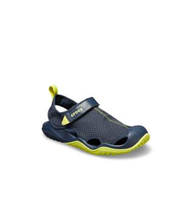 crocs swiftwater mesh deck sandal